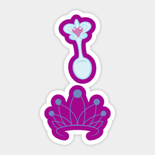 My little Pony - Diamond Tiara + Silver Spoon Cutie Mark My little Pony - Diamond Tiara + Silver Spoon Cutie Mark V2 Sticker